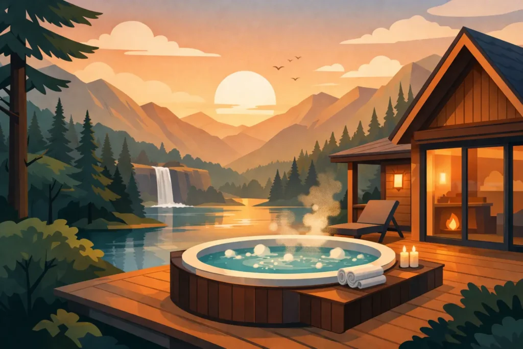Cabaña con jacuzzi en Hidalgo: qué buscar