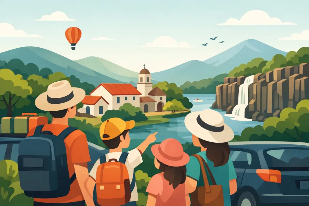 Viaje en familia a Huasca sin complicaciones